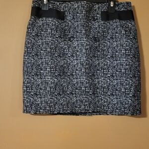 Forenza Black and White Mini Skirt